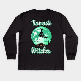 Namaste Witches Kids Long Sleeve T-Shirt